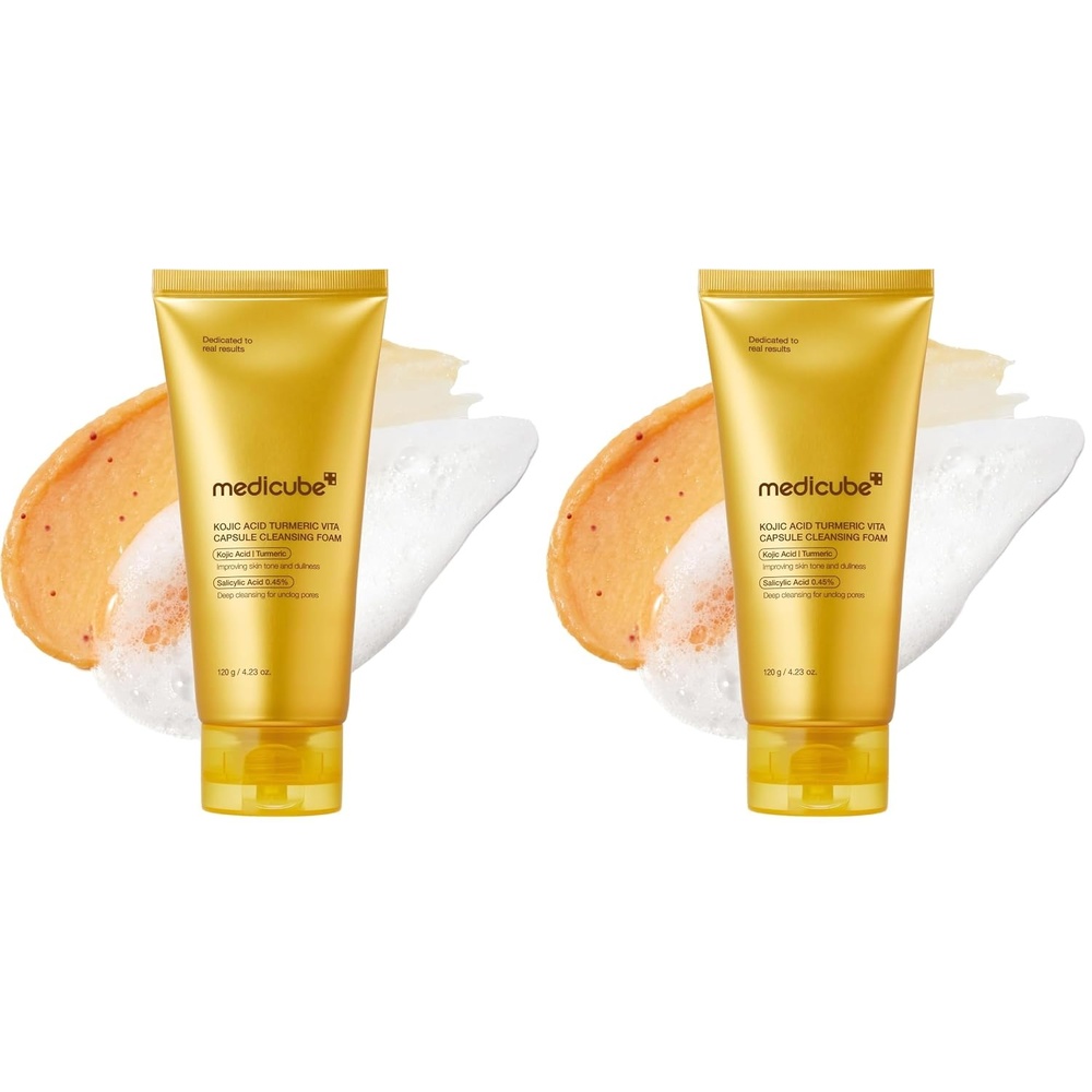 image:imagemedicube Facial Cleanser Azelaic Acid Capsule Foam Cleanser Pack of 2423 Ounce Pack of 2