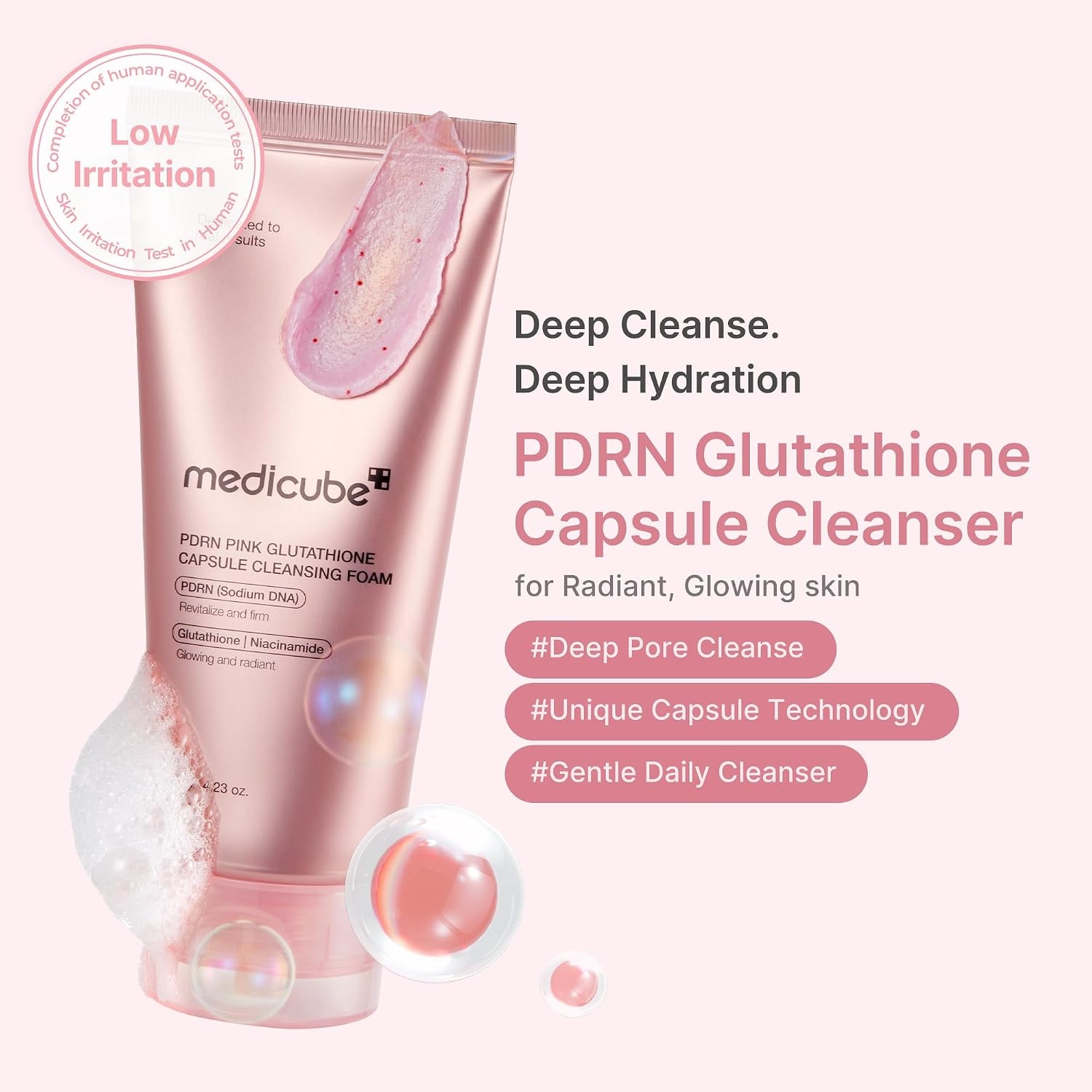 image:imagemedicube Facial Cleanser Azelaic Acid Capsule Foam Cleanser Pack of 2423 Ounce