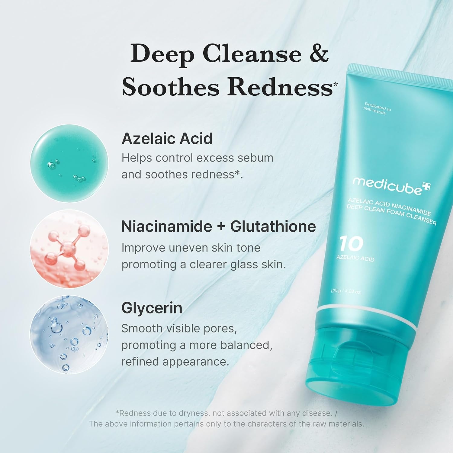 image:imagemedicube Facial Cleanser Azelaic Acid Capsule Foam Cleanser Pack of 2423 Ounce