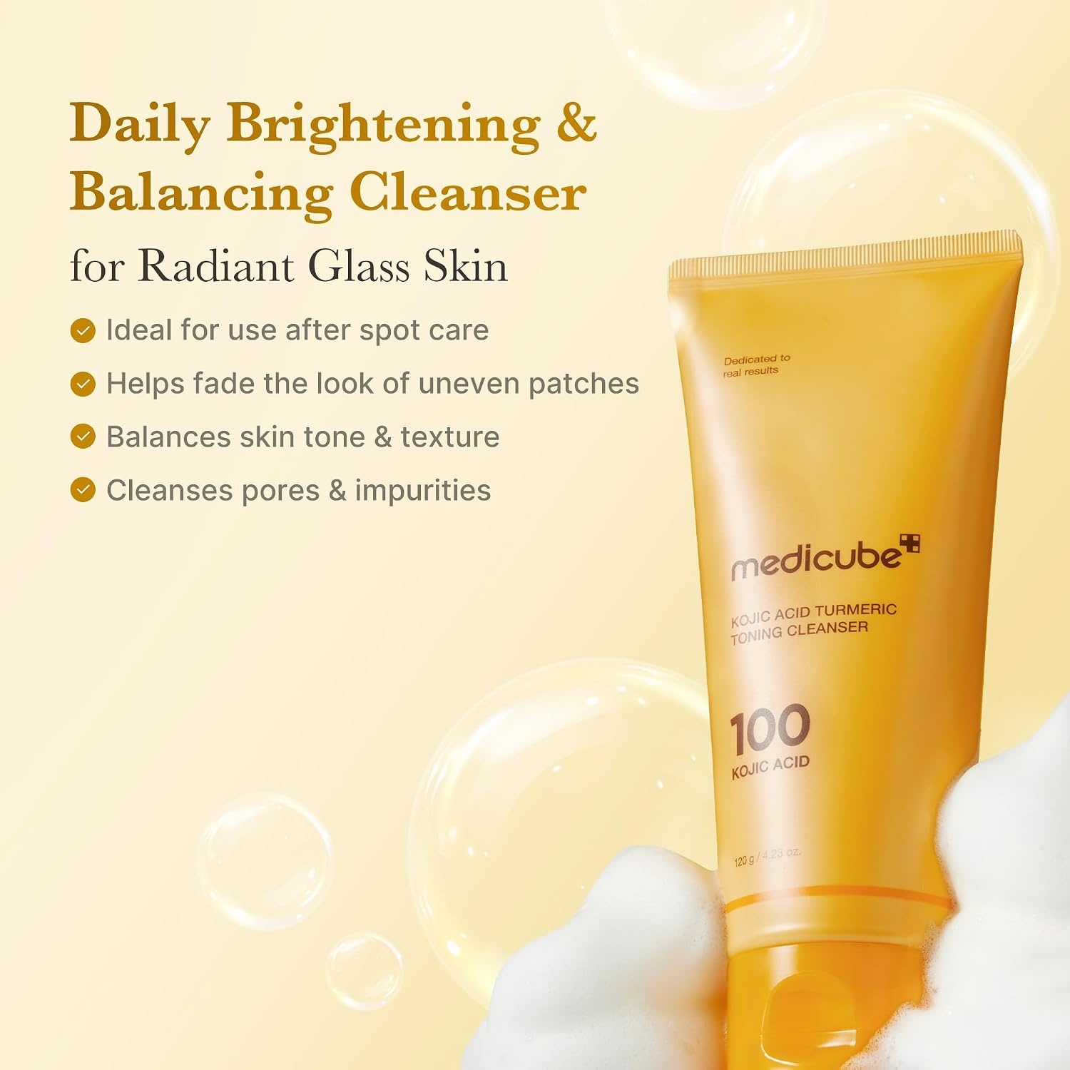 image:imagemedicube Facial Cleanser Azelaic Acid Capsule Foam Cleanser Pack of 2423 Ounce