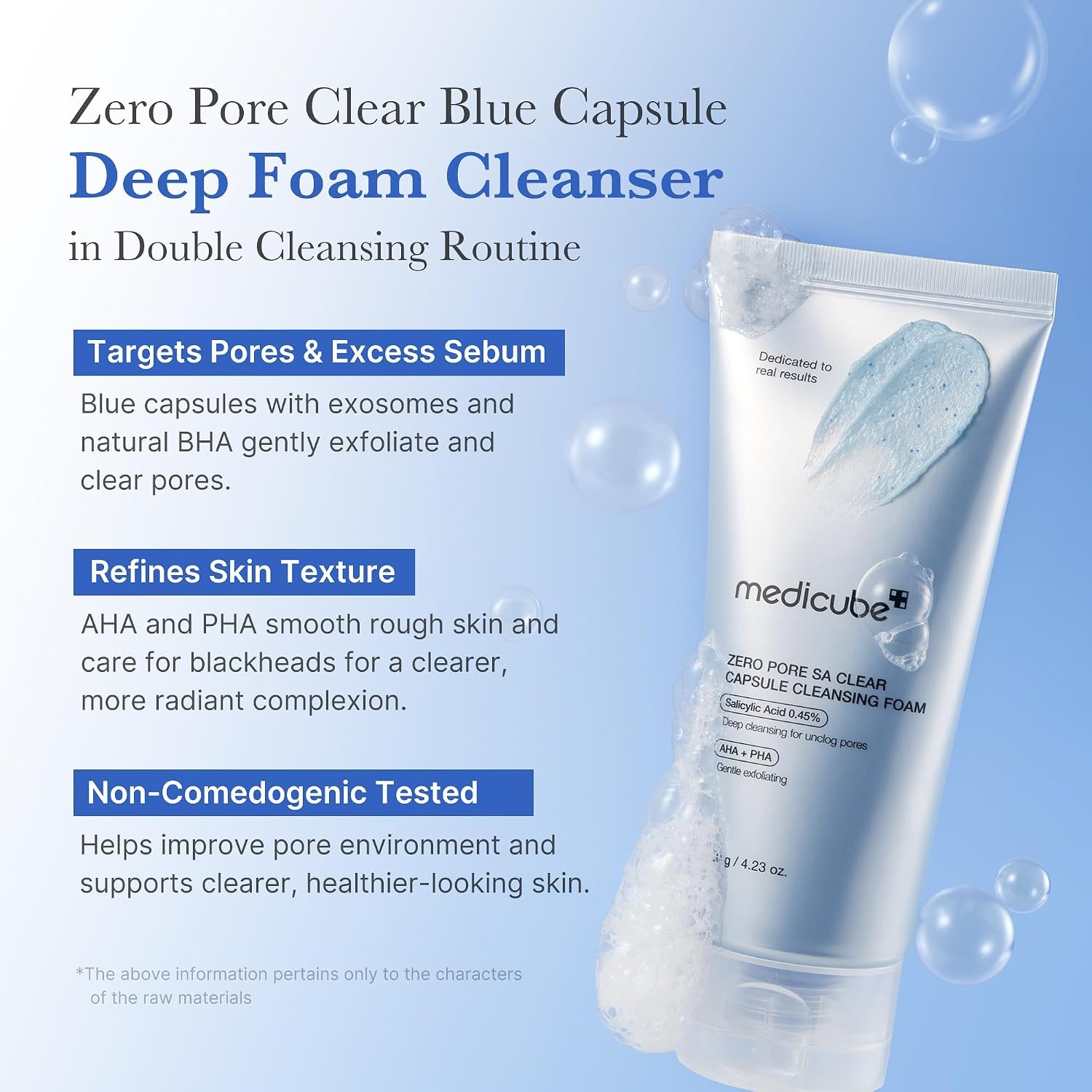 image:imagemedicube Facial Cleanser Azelaic Acid Capsule Foam Cleanser Pack of 2423 Ounce