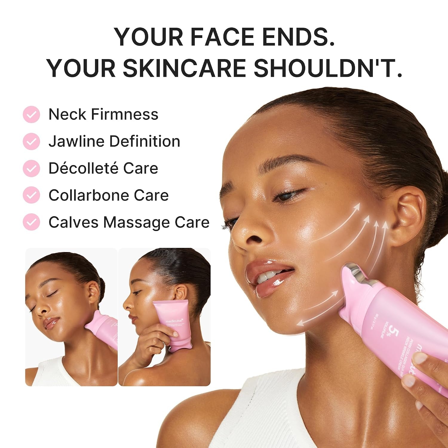 image:imagemedicube Face amp Body Firming Duo NAD Firming Serum amp PDRN Gua Sha Cream