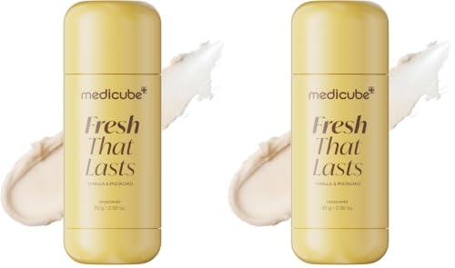 image:imagemedicube Kojic Acid amp Turmeric AluminumFree Deodorant for Women amp Men Pack of 2Vanilla