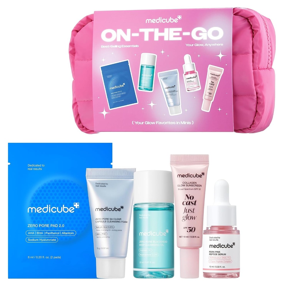 image:imagemedicube Glow Favorites OntheGo Kit Mini Skincare Trial Kit 5 Piece Set