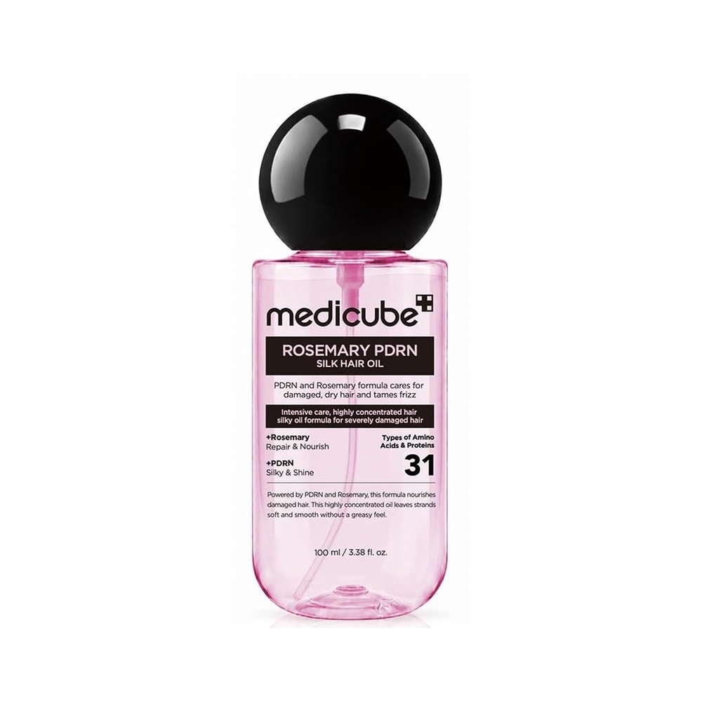 image:imagemedicube Rosemary PDRN Silk Hair Oil Lightweight Glass Oil amp Adds Shine