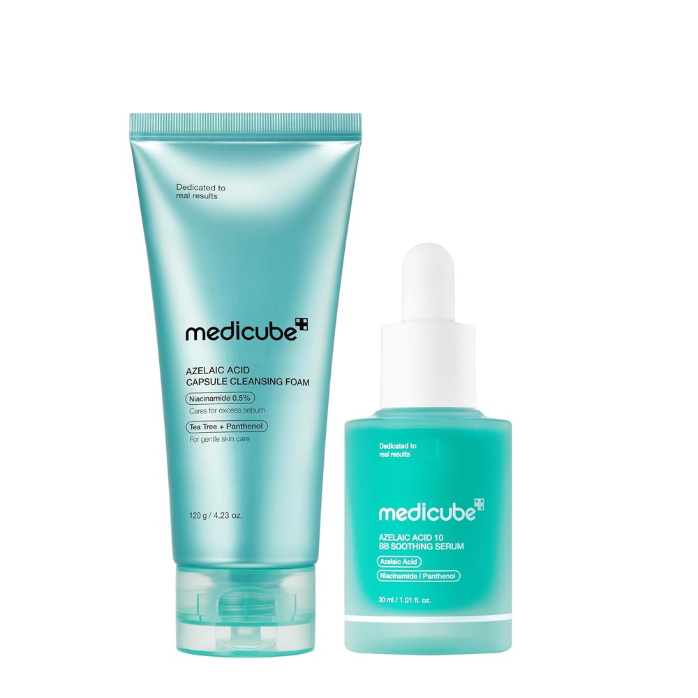 image:imagemedicube Azelaic Acid Cleanse amp Soothe Duo Capsule Foam Cleanser amp Soothing Serum