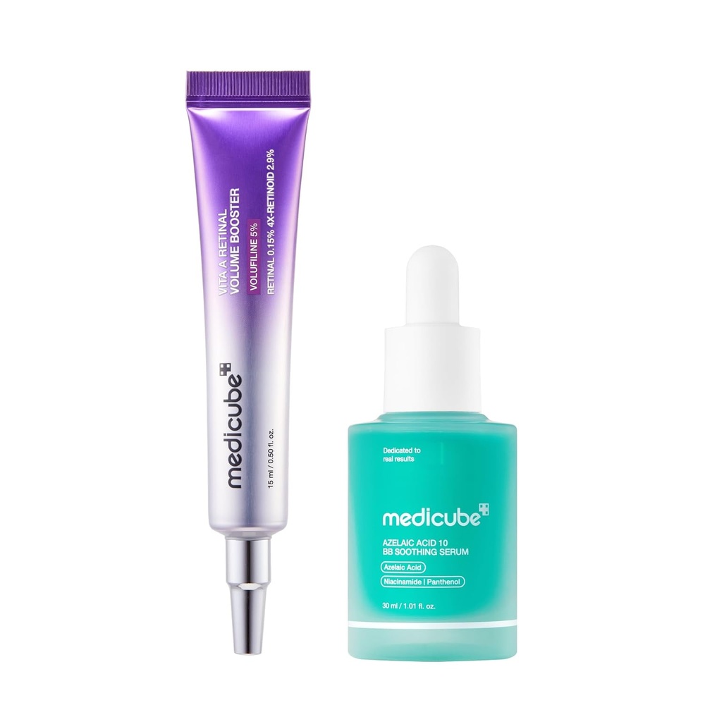 image:imagemedicube Skin Renew amp Smooth Duo Retinal Volume Booster amp Azelaic Acid Soothing Serum