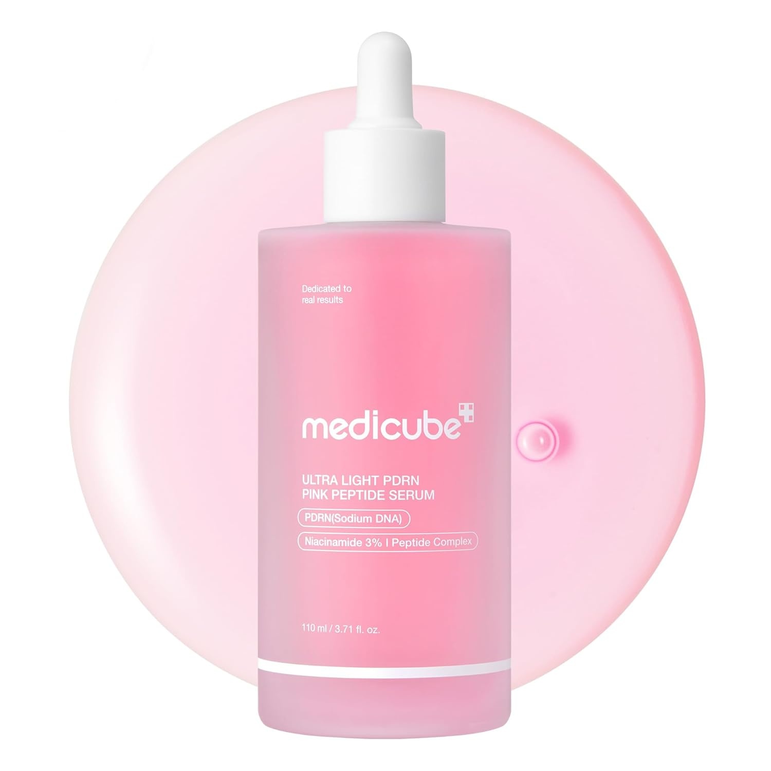 image:imagemedicube PDRN Pink Peptide Serum with Salmon DNA Ultra Light Hydrating Serum with Hyaluronic Acid FastAbsorbing Glow Care for Skin Clarity Korean Skincare 371 fl Oz Pack of 2Ultra Light PDRN