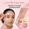 medicube Overnight Face & Neck Firming Set, NAD Serum, Collagen Wrapping Mask, and Jelly Brush for the mask
