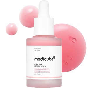 medicube PDRN Pink Peptide Serum with Salmon DNA | Ultra Light Hydrating Serum with Hyaluronic Acid | Fast-Absorbing Glow Care for Skin Clarity | Korean Skincare, 3.71 fl. Oz (Pack of 2)(Salmon DNA PDRN)