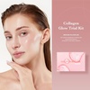 medicube Glass Skin Collagen Trial Kit | Korean Skincare Set and Kit | Gifts for women | 4-Step Skincare Set for glowy skin | Travel Size (Pack of 2)(4 Count (Pack of 1))