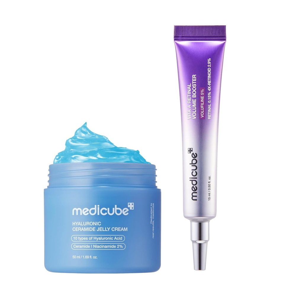 image:imagemedicube Retinal Soothing Duo Hyaluronic Acid Jelly Cream amp Retinal Serum