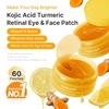 medicube Hydrogel Eye & Face Patches with Kojic Acid Turmeric (60 Counts)(Kojic Acid Turmeric)