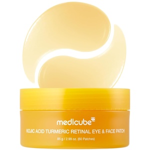 medicube Hydrogel Eye & Face Patches with Kojic Acid Turmeric (60 Counts)(Kojic Acid Turmeric)