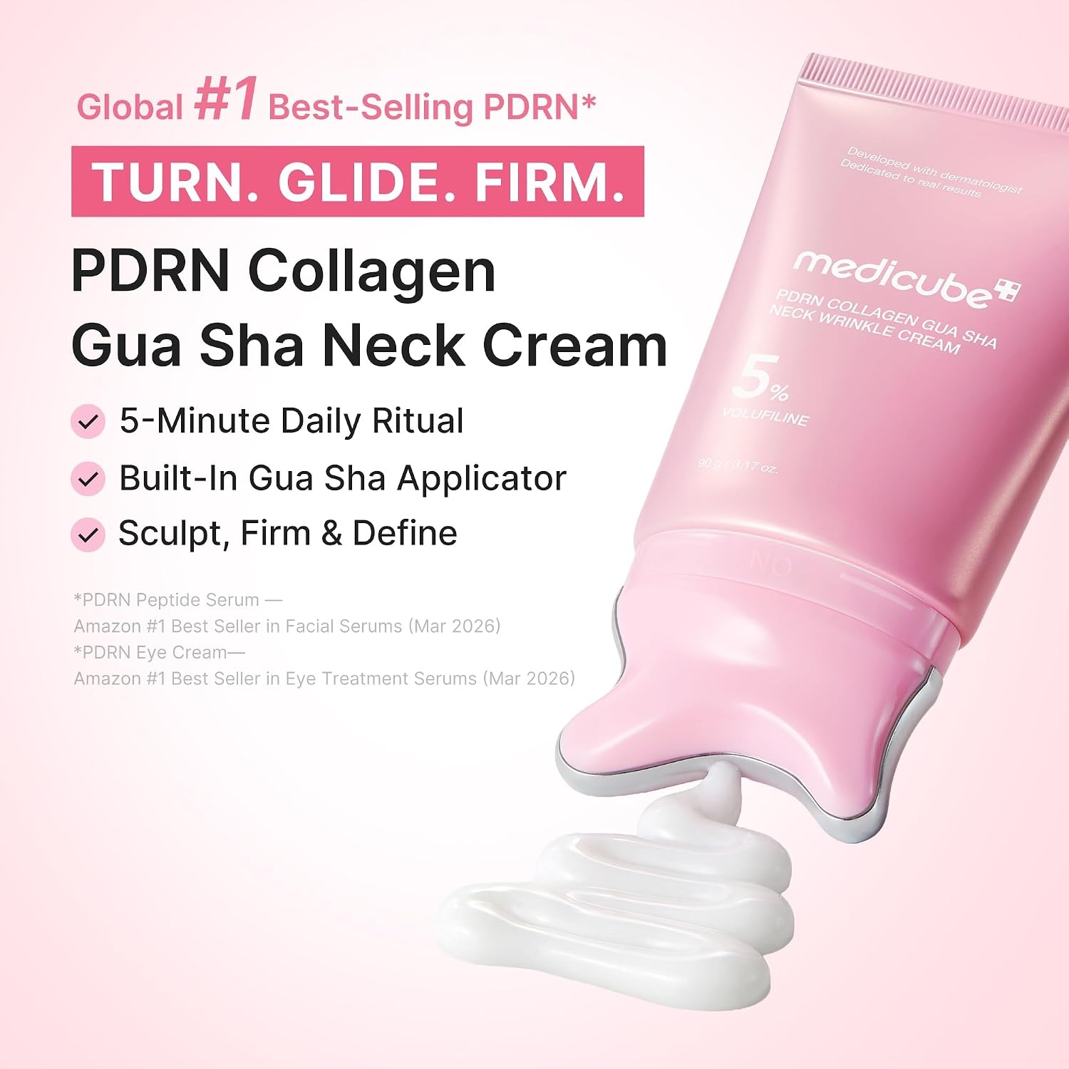 image:imagemedicube PDRN Face amp Neck Firming Duo Gua Sha Cream and Capsule Cream