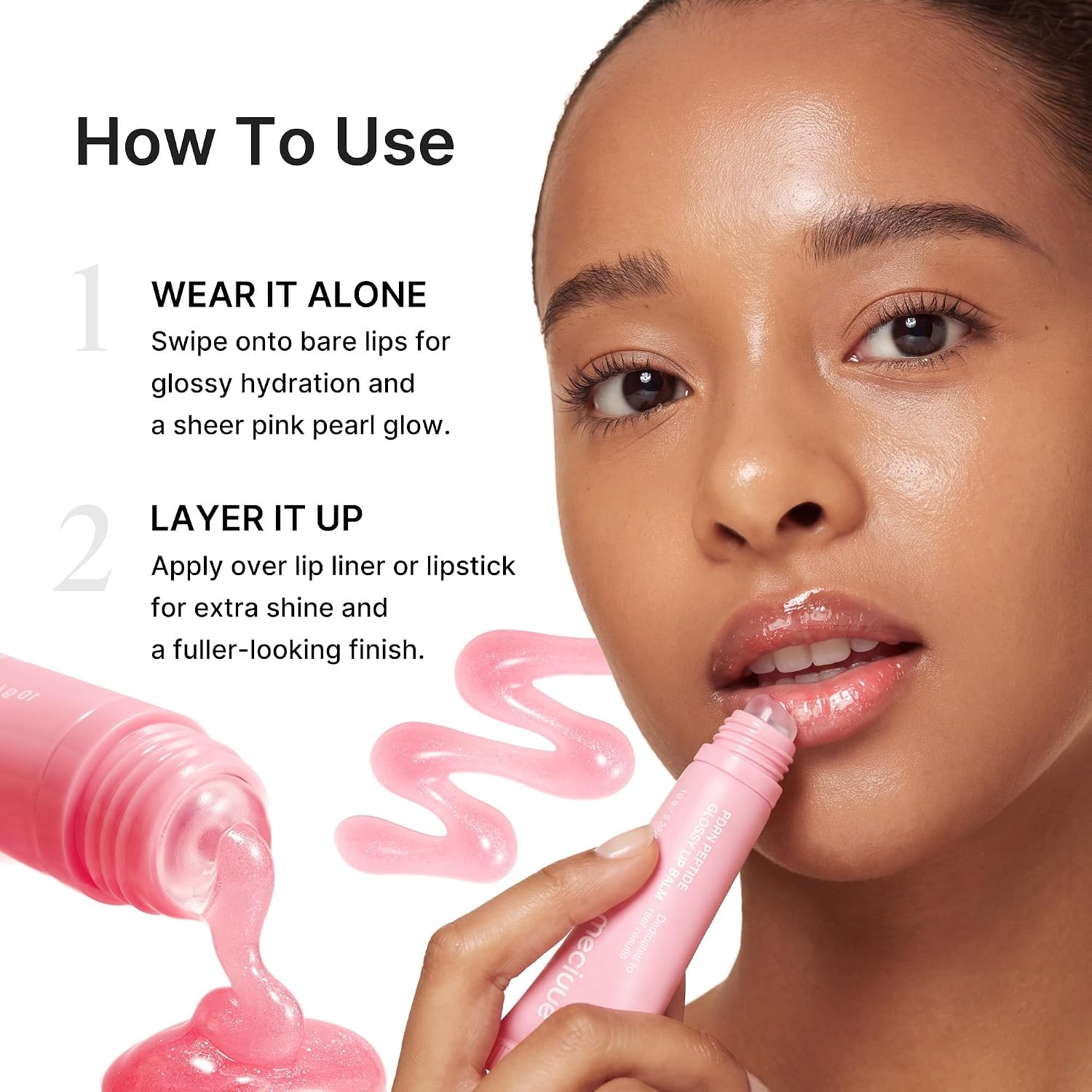 image:imagemedicube PDRN Peptide Glossy Lip Balm Hydrating Plumping Gloss 035 oz