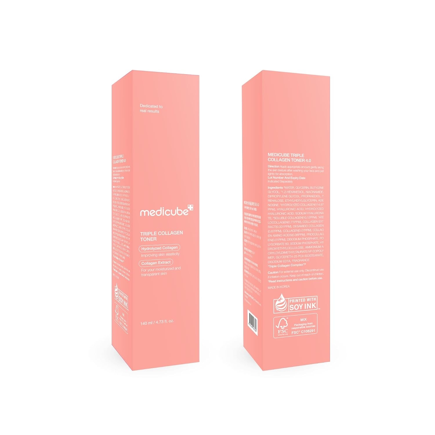 image:imagemedicube Triple Collagen Toner Korean Skincare 473 floz Pack of 31 Count Pack of 3