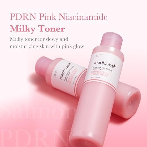 image:imagemedicube PDRN Toner Salmon DNA Milky Toner Korean Skincare 507 floz Pack of 3Salmon PDRN Milky