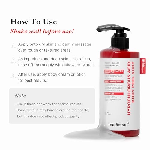 image:imagemedicube Clear Body Essentials Duo Red Body Wash and HOCI Body Peel Shot