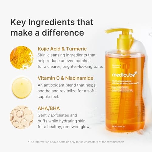 image:imagemedicube Clear amp Smooth Body Wash Duo Kojic and Red Body Wash